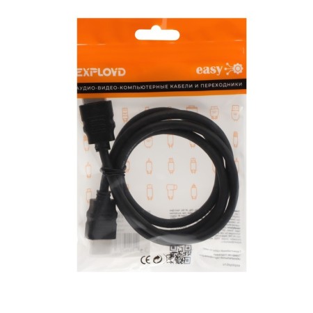 EXPLOYD EX-K-1407, HDMI (M) -HDMI (M), VRU 1.4, 1 m, black video-3