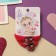 Hair elastic band "Pupsenok" (set 2 pcs) squirrel, 4 cm, pink