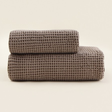 Waffle towel SL Home: Linen "Sabbia" 60x140 cm, 51% linen, 49% cotton, 235 g/m2