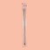 Knitting needles, straight lines, d = 5 mm, 35 cm, 2 pcs