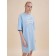 Women's dress, size l, blue color