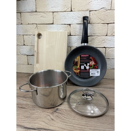 Set of dishes Panairo Sogretta, with a lid-3