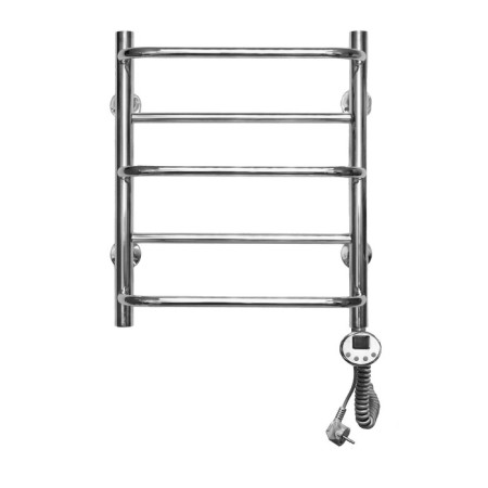 Domoterm electric heated towel rail "Orpheus", 500 x 700 mm, 5 crossbars, right, chrome