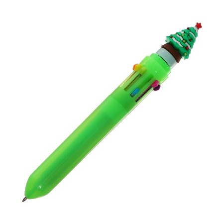Handle Automatic Ball 10 color, "New Year-spinner", mix-1