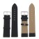 Solomon watch strap, 22 mm, eco-leather, L-20 cm, black,
