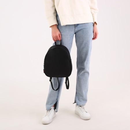 School backpack of artificial leather with a suspension 27x23x10 cm-10