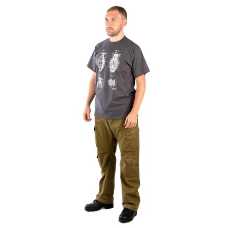 T-shirt 7.62 Grenade, cotton, gray, rr l l-3