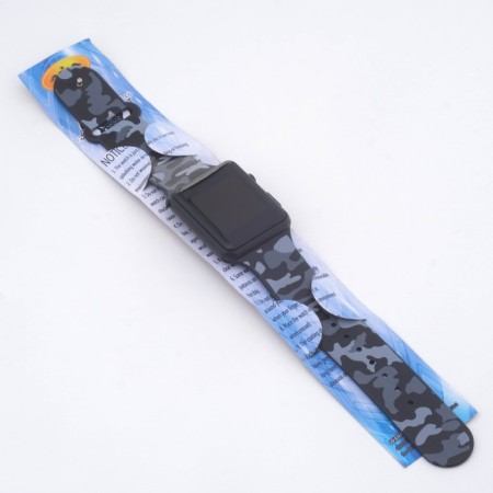 Electronic watch watches with camouflage, silicone strap-4