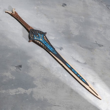 Wooden souvenir "Elven Sword" mix 60x10 cm-1