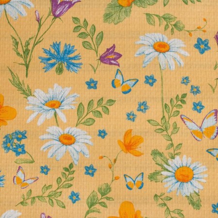 A towel for the bath "Russian Field" 80x 150 cm, cotton waffle leaf-1
