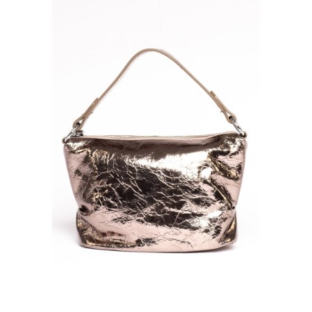 Bag Cross-Body Women's, genuine leather, ludor bronze, 22x8x16 cm-1