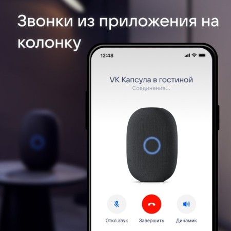 Smart column VK capsule (MRC01BL), voice assistant Maroussia, 30 W, Wi-Fi, BT 5.0, black-7