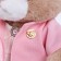 Soft toy "Little Friend", bunny in a dress and a pink blouse