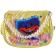 Children's bag on the valve, 6x12x16 cm, adjustable belt, yellow mix