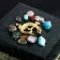 Casket "Gems", 10x10x6 cm, coil