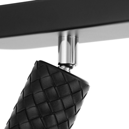 Ceiling lamp "Skin" 3he27 40W black 30x6x16cm-6