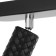Ceiling lamp "Skin" 3he27 40W black 30x6x16cm