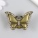 Handle for the casket metal "butterfly" rhinestones, bronze 3.6x5.5x2.2 cm