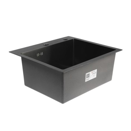 Kitchen sink Aflorn AF95044F, Sredal, S = 3.0 and 0.8 mm, 50x44x22 cm, siphon, graphite-1