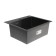 Kitchen sink Aflorn AF95044F, Sredal, S = 3.0 and 0.8 mm, 50x44x22 cm, siphon, graphite