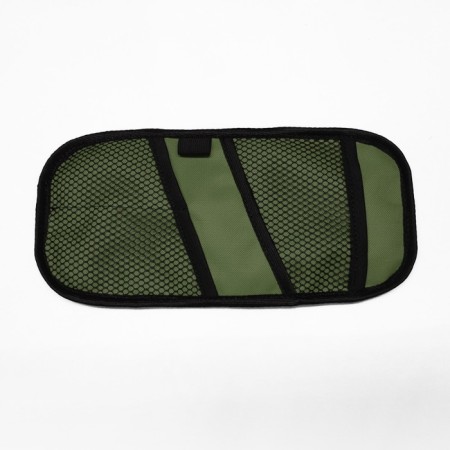 Organizer in the sun visor, Oxford 600, Oliva, 300x140x8 mm