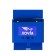 Mail box without a lock (with a loop), horizontal "letter", blue