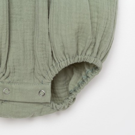 Body with ruffles crumb I am "Muslin", height 74-80 cm, green color-4