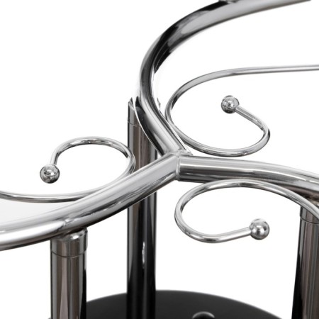 Kira chandelier 3x60W E27 53x53x26cm black/chrome-7
