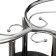 Kira chandelier 3x60W E27 53x53x26cm black/chrome
