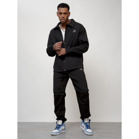 Sports suit men's, size 50, black color-9