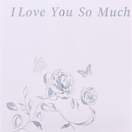Film for flowers matte, "Recognition of love", 58x58cm, pink-2