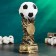 Figure "Football Cup" Gold, 30x13x13cm