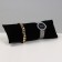 Jewelry pillow 22*9*4 cm, black color