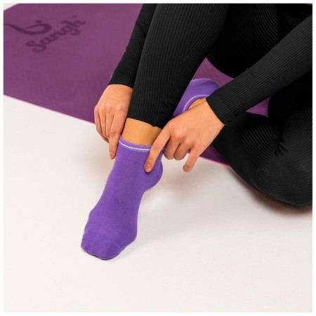 Sangh yoga socks, p. 36-39, purple color-4