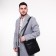 Male bag, black color