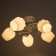 Sarina chandelier 5he27 40w is white 60x60x24cm Bayerlux