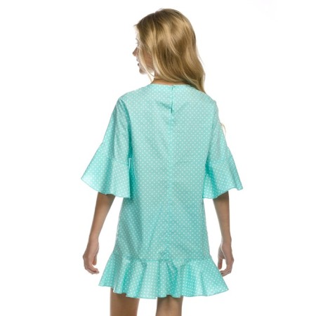 Dress for girls, size 11, color menthol-1