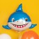 Foil ball 31 "Fun shark", figure