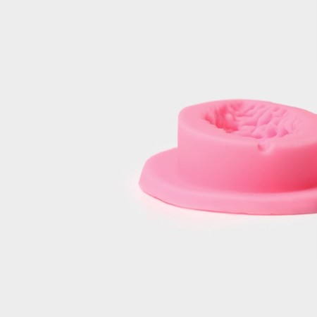 Silicone Mold "cones", 10.5 × 7 cm, pink color