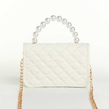 Bag's bag with lightning, white color-1