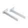 SL-01 bracket, for a microwave, fixed, up to 40 kg, 313 mm, metallic, white