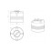 Cylindrical capacity, Evl series, 200 l, black