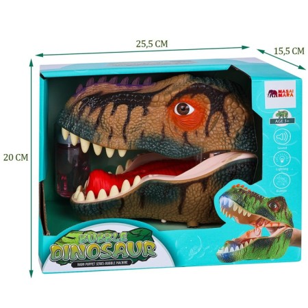 Lapal bubble generator "World of dinosaurs: tyrannosaurus", brown color-5