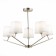 Ceiling EVOLUCE lamp. Sle300102-05. Denice. 5x40 watts, E14, 66x66x49 cm, Nickel color