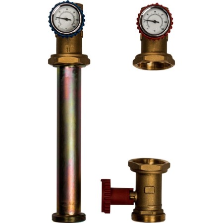 STOUT SDG -0001-003201 pumping group, straight circuit 1 1/4 ”, without a pump-2
