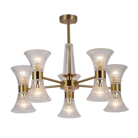 Ceiling light Gerhort G11057/10COP CL, 10x60W, E14, 49x67x67 cm, bronze color