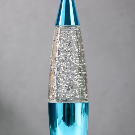 Lumber "Blue Rocket" LED, lava, sparkles, from batteries 3xlr44 19 cm Risalux-6