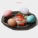 Glass stand for the eggs of the folk motifs, 8 cells, 21.5 × 21.5 cm