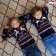 Jumper knitted children's kAFTAN "Family look" p. 34, (122-128 cm), blue