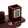Table 5V1C set by a business card and clock, cherry